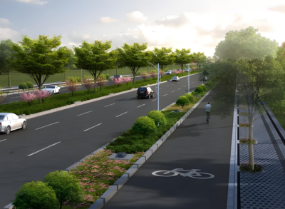 荆门高新区道路交通安全设施建设